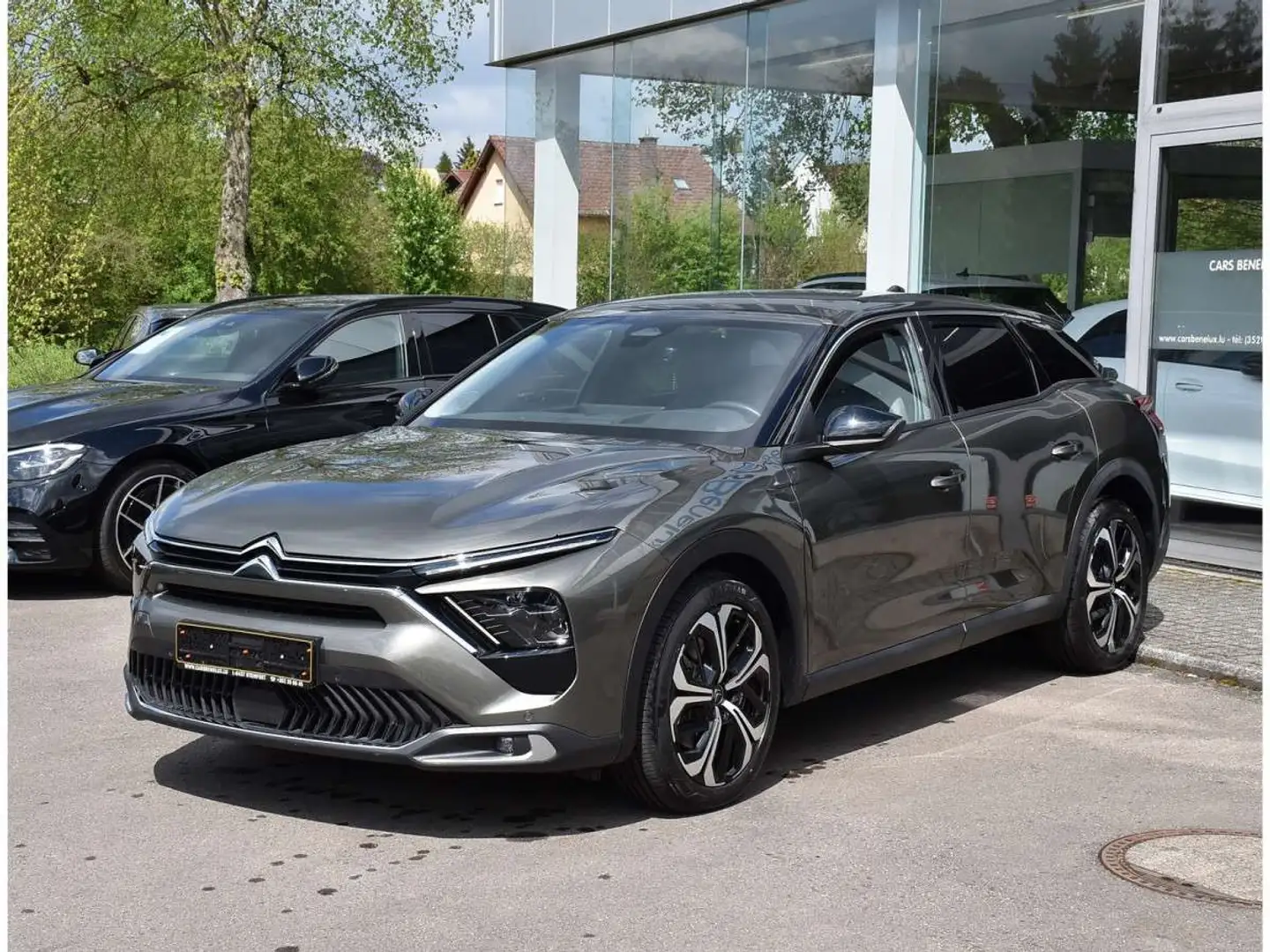 Citroen C5 X 1.6 PureTech Shine EAT8 CUIR ACC LANE SIDE CAM HUD Gris - 2