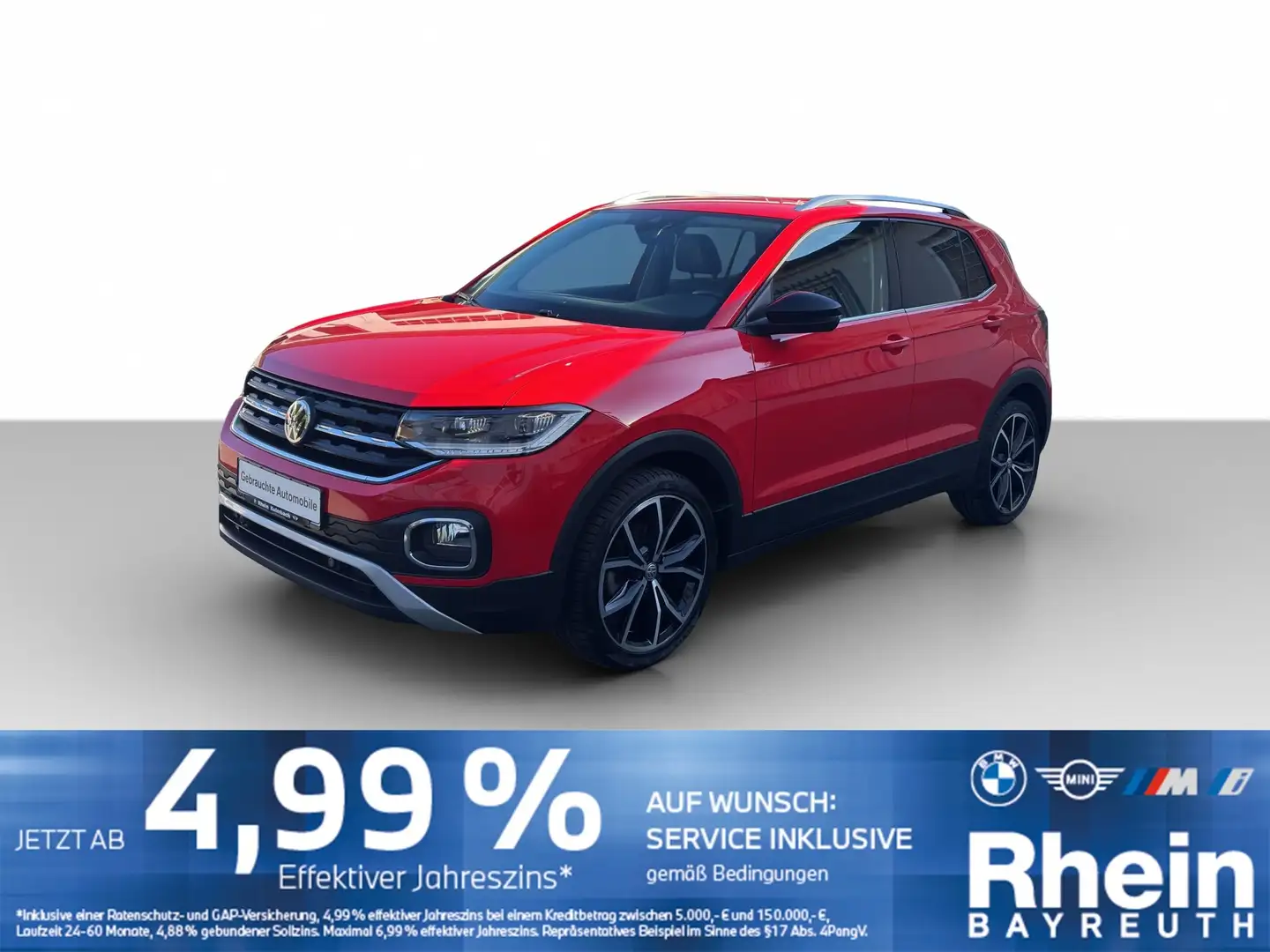 Volkswagen T-Cross 1.0 TSI Style Navi LED ACC Paket schwarz Navi LED Rouge - 1