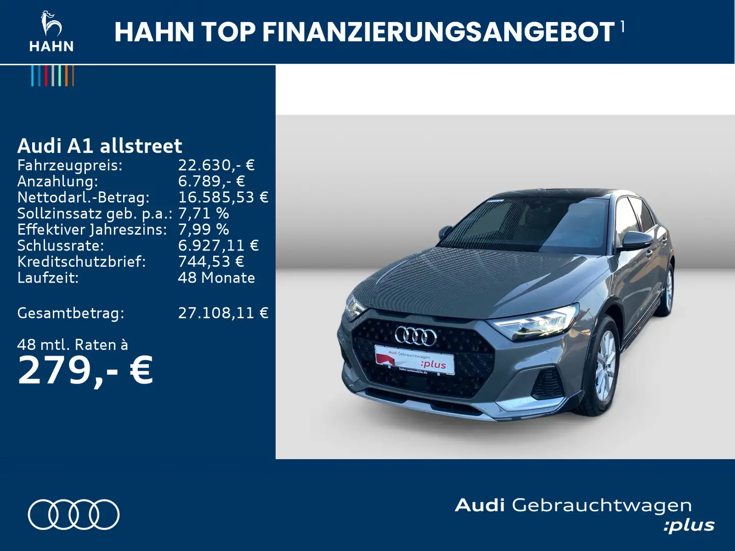 Audi A1 30TFSI S-trc Virtual LED Sitzh Grau - 2