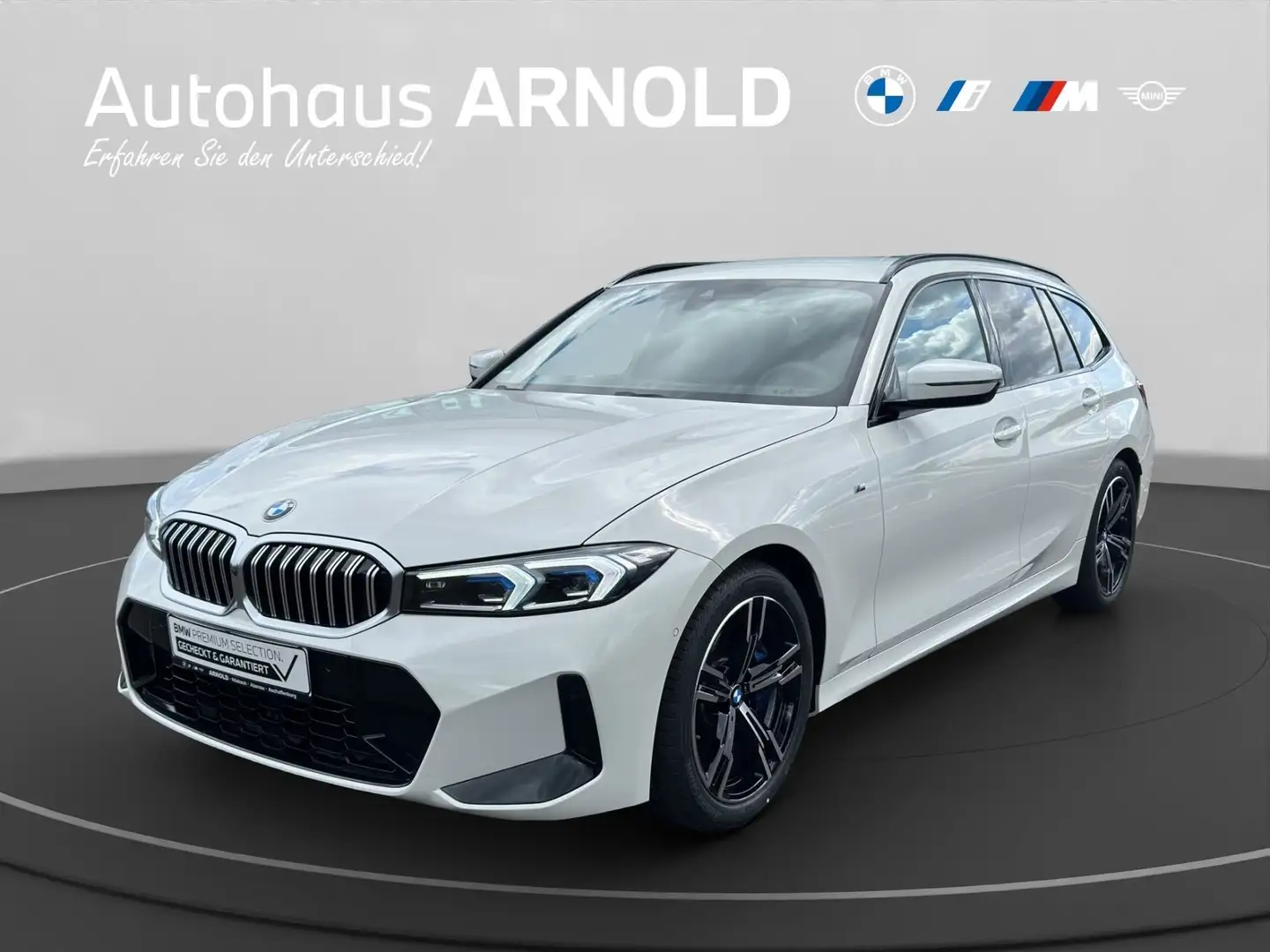 BMW 320 i Touring M Sportpaket Head-Up RFK Lenkradhzg. Tem Weiß - 2