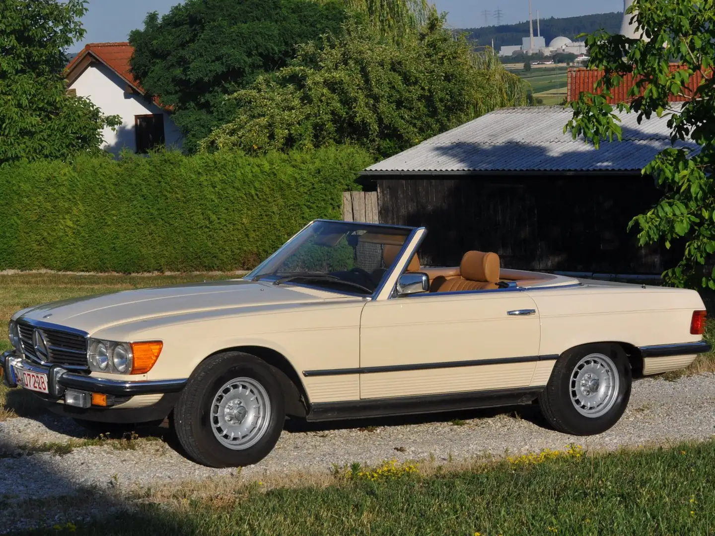 Mercedes-Benz 380 Roadster Bej - 1