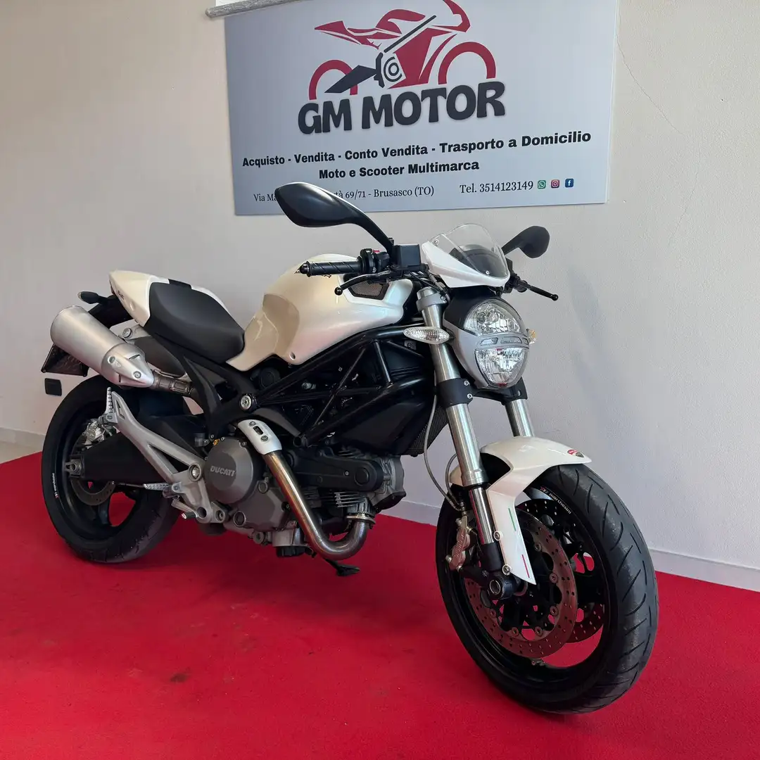 Ducati Monster 696 Plus Blanc - 1