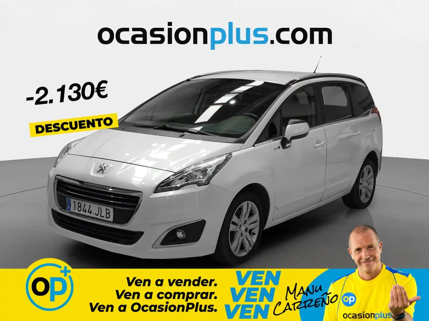 Peugeot 5008 1.6 BlueHDi Style 7 pl. 120 Blanco - 1