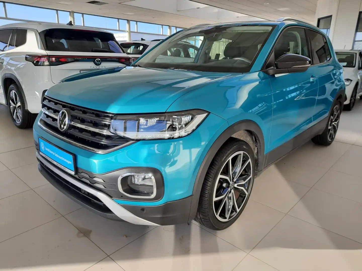 Volkswagen T-Cross Style 1.0 TSI DSG AHK, KAMERA, ACC, NAV Klima Grün - 2