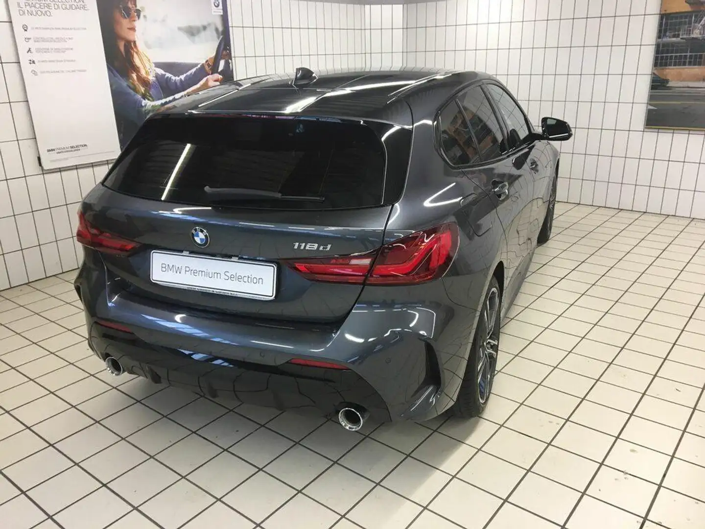 BMW 118 d auto Gris - 2