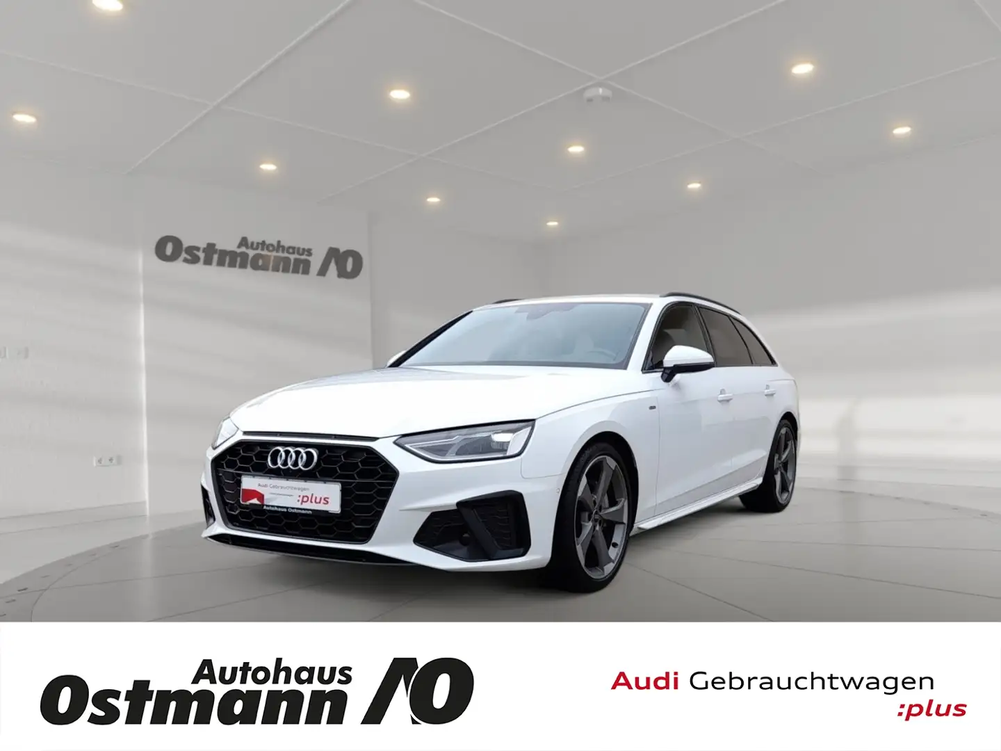 Audi A4 40 TDI Avant S-Line S-Line AHK 19'' 360° Weiß - 1