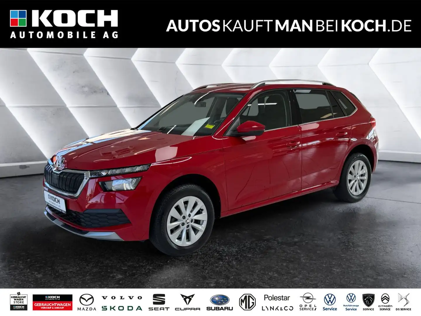 Skoda Kamiq 1.0 TSI DSG SMART LINK PDC KLIMAAUT LED Rot - 1