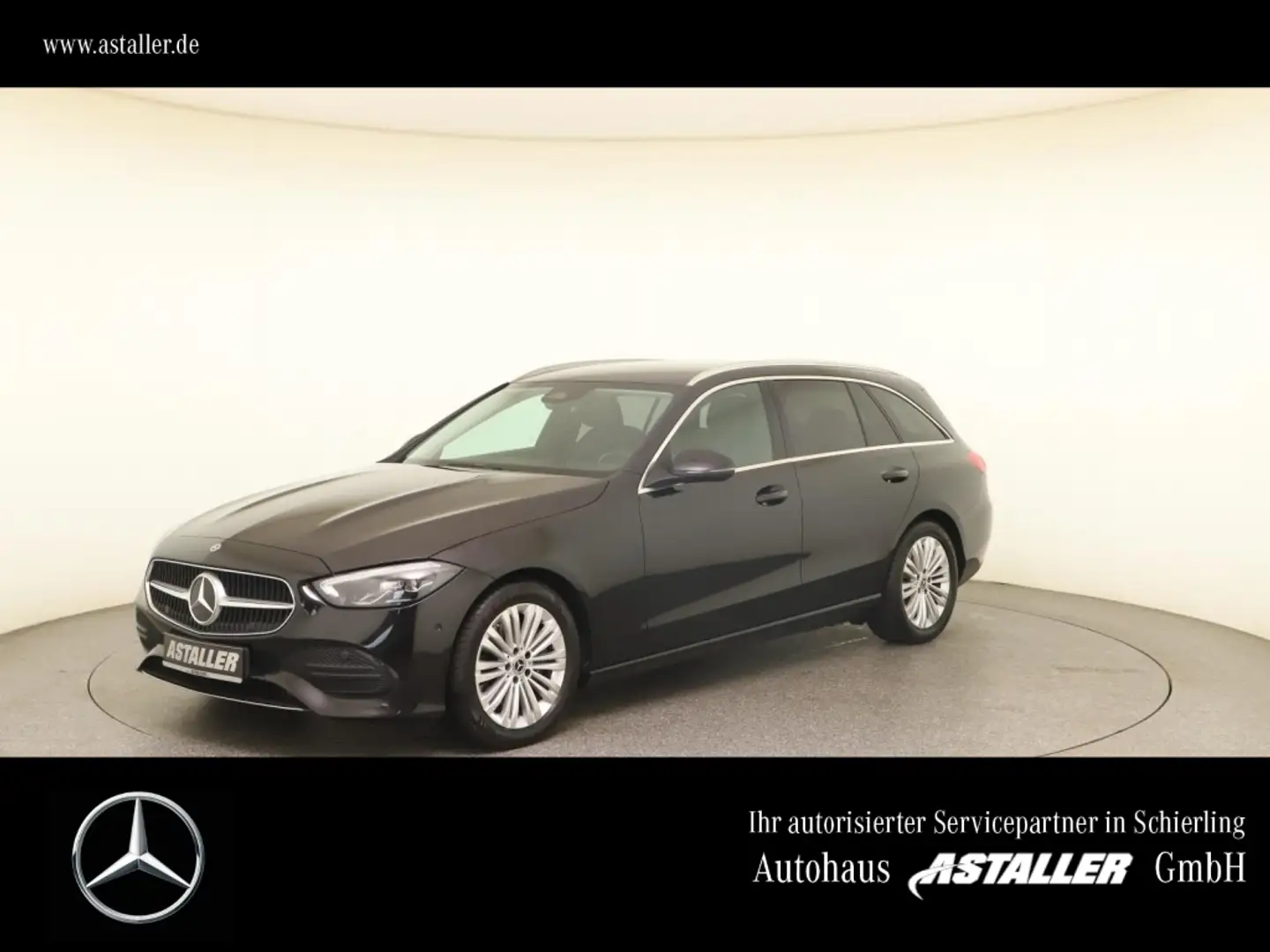 Mercedes-Benz C 220 T d 4M Avantgarde 2x LED+Stahz+Assist+Park Schwarz - 1