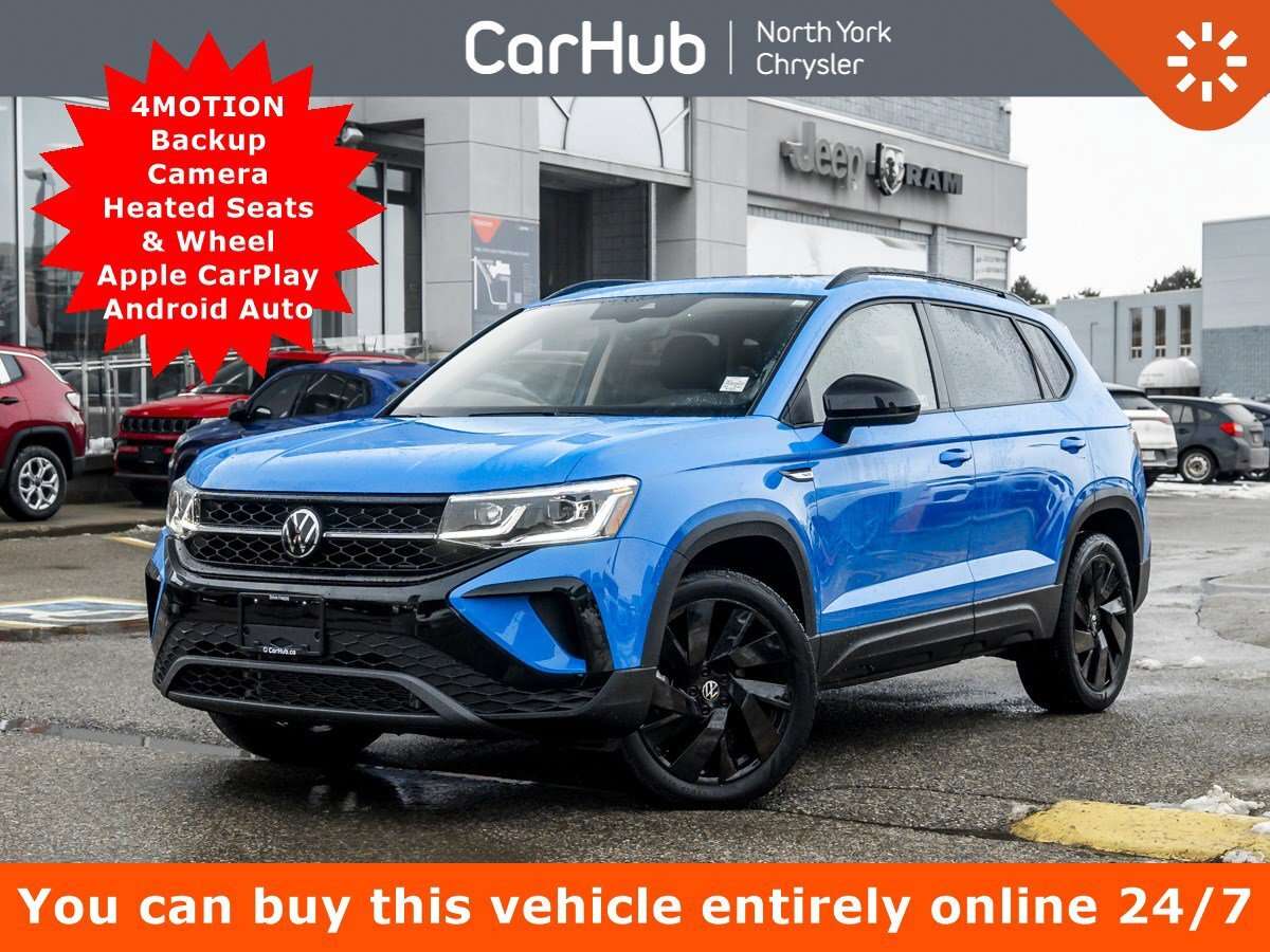 2024 Volkswagen Taos Comfortline Black Edition 4MOTION Backup Cam, Heat