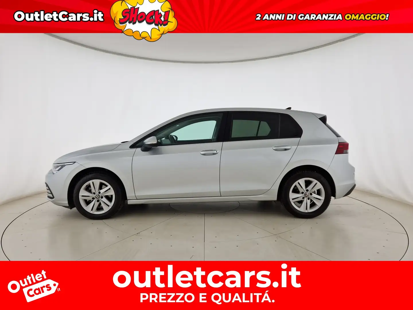 Volkswagen Golf 2.0 tdi life 115cv Gris - 2
