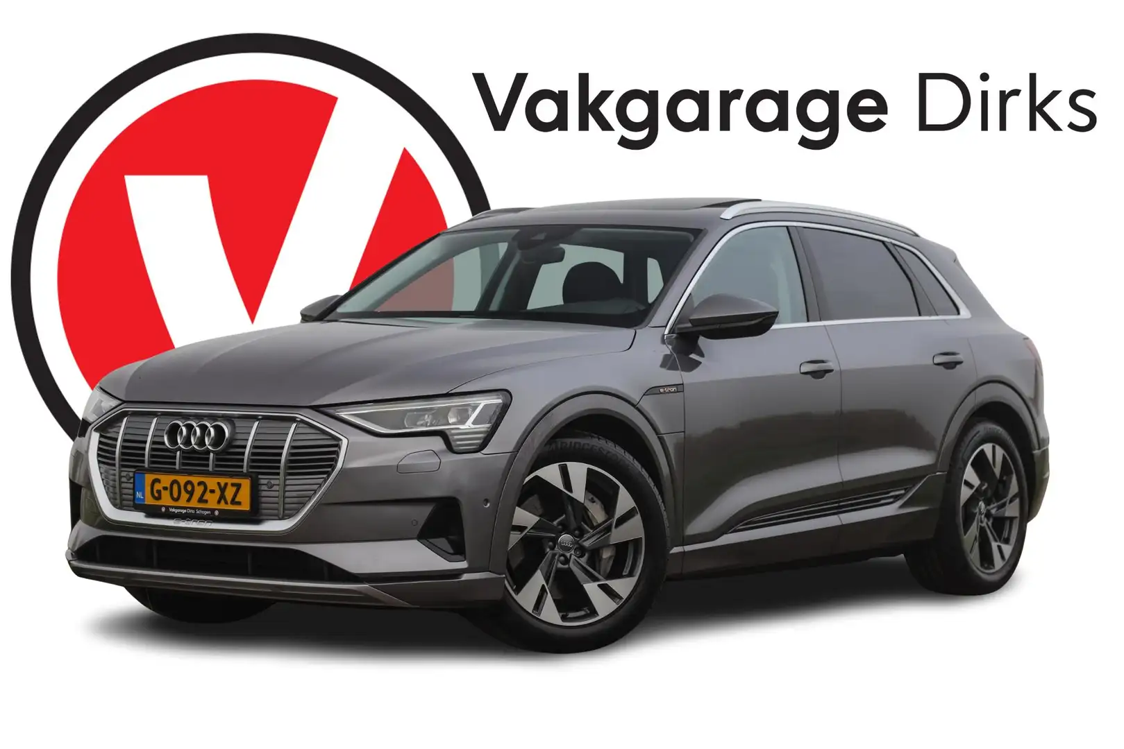 Audi e-tron e-tron 50 Quattro 71 kWh ✅ Pano ✅ Leder ✅ ACC Grigio - 1