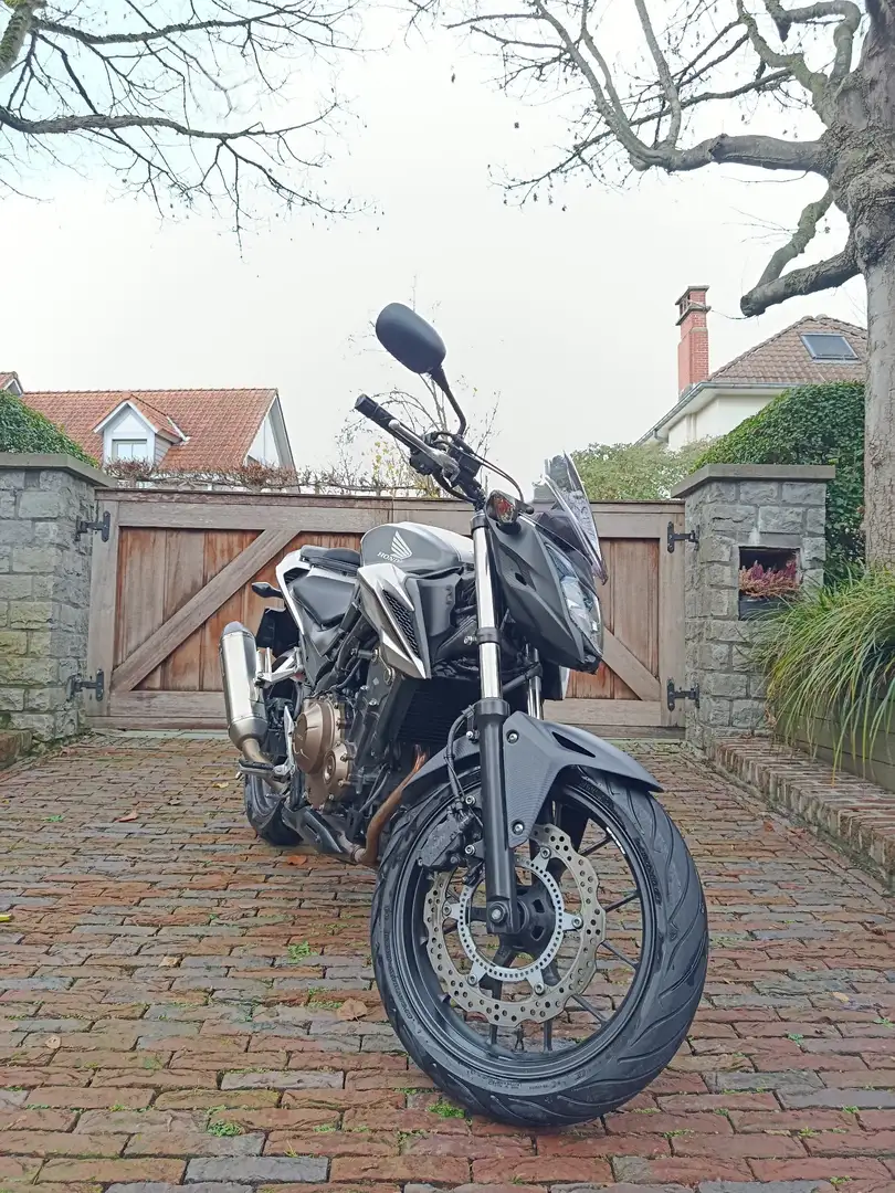 Honda CBF 500 pot Akrapovic Noir - 1