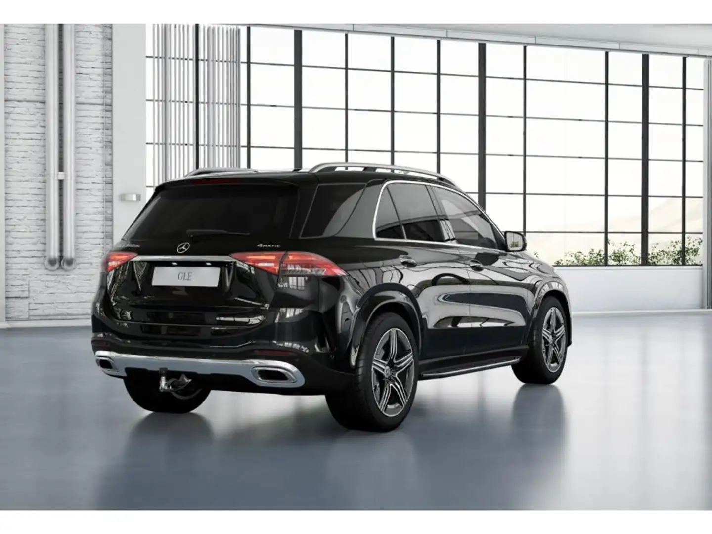 Mercedes-Benz GLE 350 de 4M AMG-Sport/Pano/AHK/360°/Memo/Burm Schwarz - 2