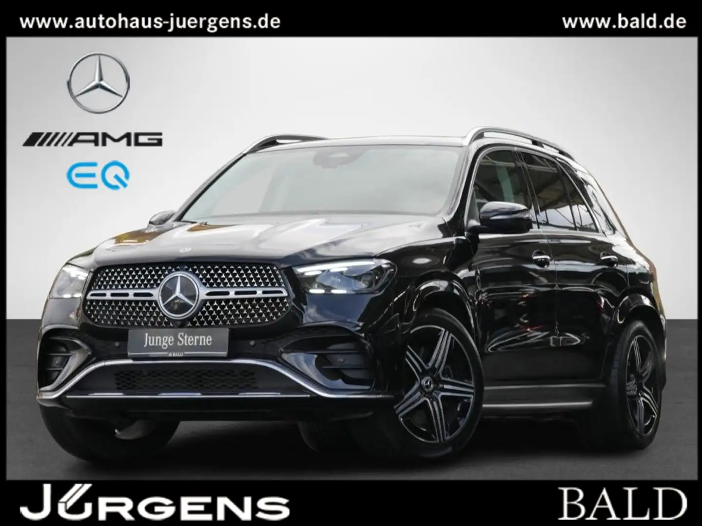 Mercedes-Benz GLE 350 de 4M AMG-Sport/Pano/AHK/360°/Memo/Burm Negro - 1