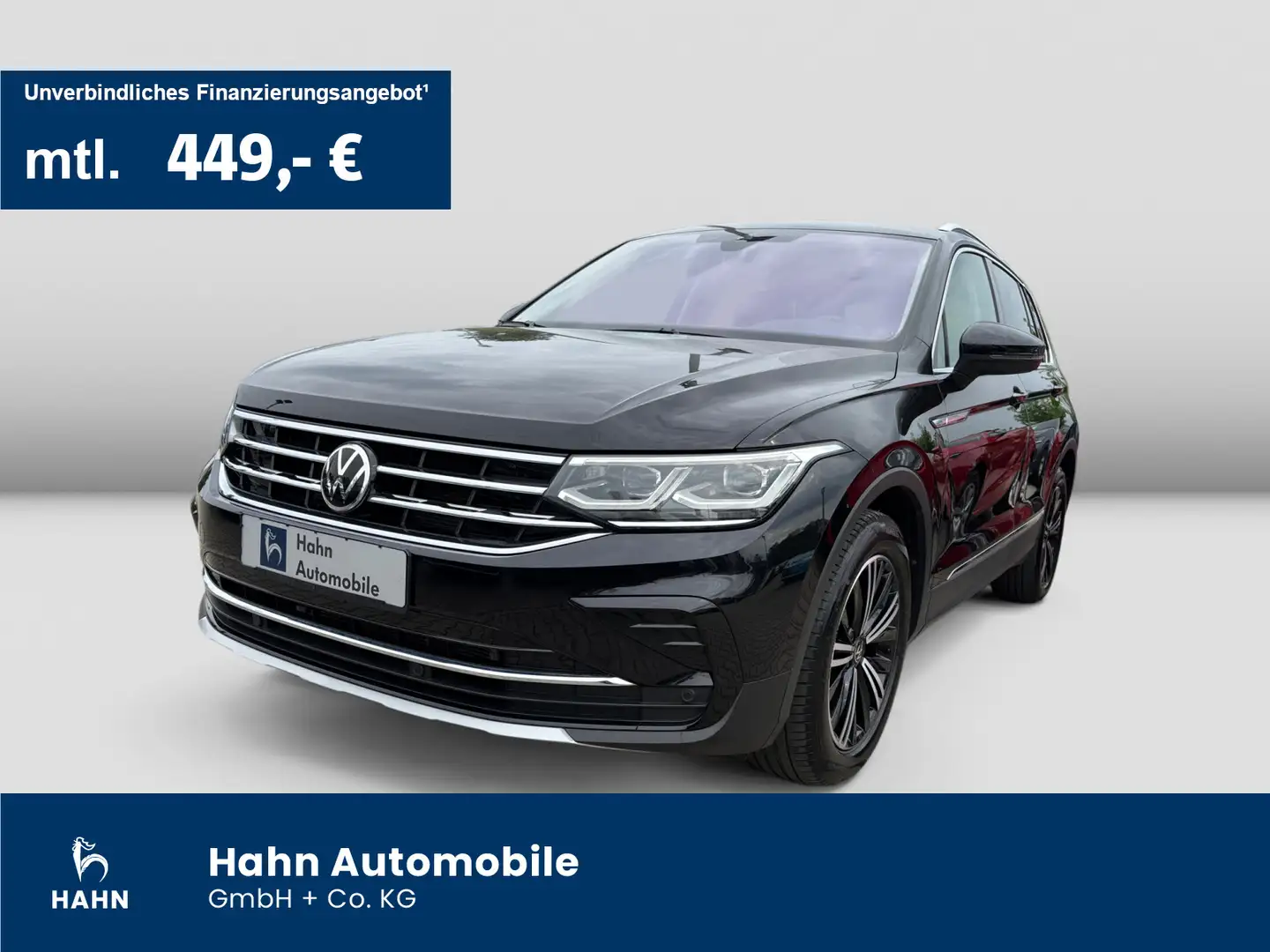 Volkswagen Tiguan Elegance 2.0TDI AHK Matrix Kamera ACC Nav Noir - 1
