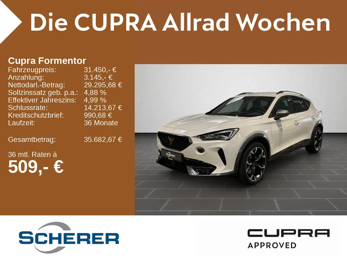 CUPRA Formentor VZ 2.0 TSI 4Drive OPF Weiß - 1