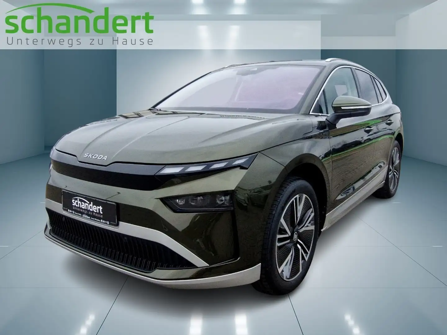 Skoda Enyaq 60 Loft Matrix Navi AHK 4xSHZ Klimaautomatik Grün - 1