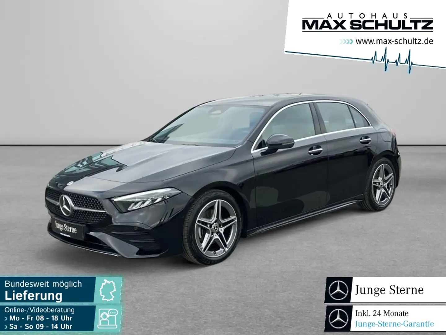 Mercedes-Benz A 200 Kompaktlimousine AMG*Navi*AHK*PDC*SpurH Negro - 1