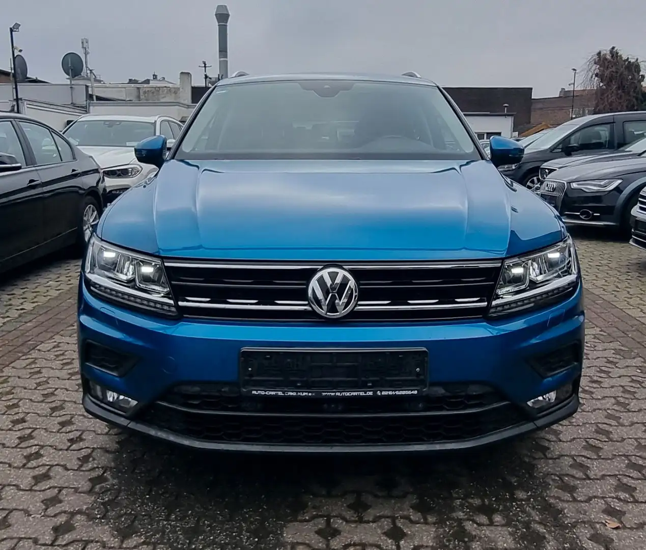 Volkswagen Tiguan Join-DIGITAL.TACHO-ABSTAND.TEMP-NAVI-KLIM Blauw - 2