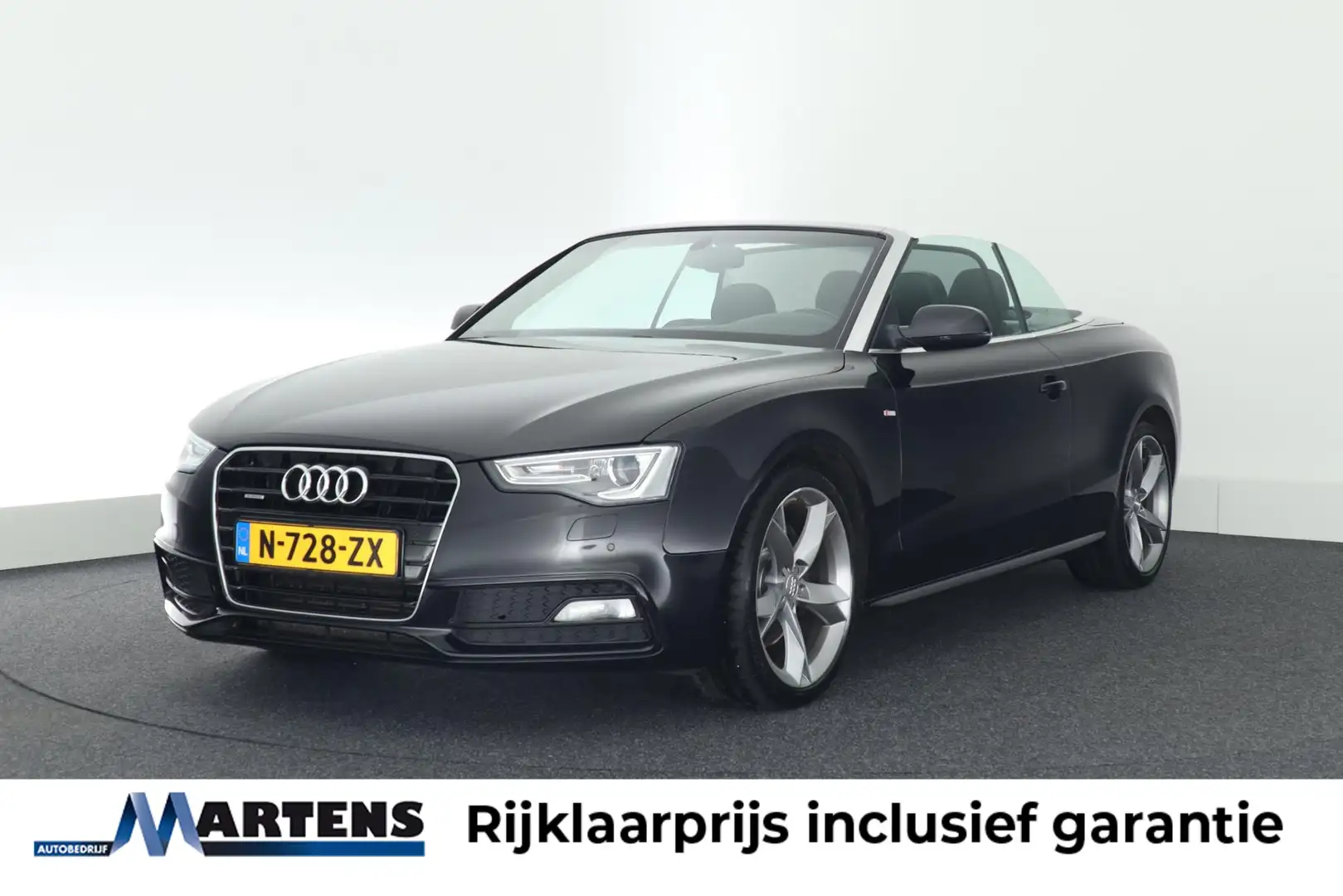 Audi A5 Cabriolet 2.0 TFSI 211pk quattro S-Line Nekverwarm Schwarz - 1
