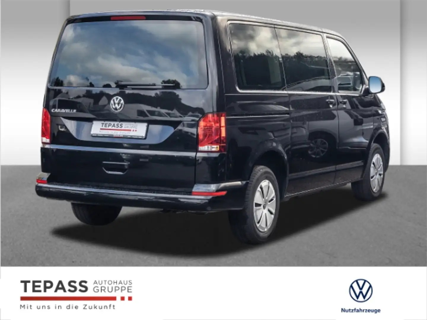 Volkswagen T6.1 Caravelle 2,0l TDI Comfortline KLIMA RADIO SHZ Schwarz - 2