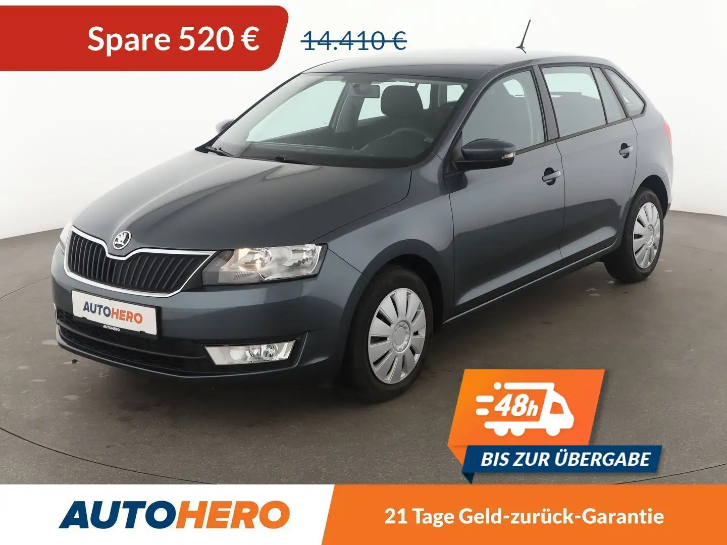 Skoda Rapid/Spaceback 1.2 TSI Cool Edition Aut.*PDC*KLIMA*TOUCH* Gris - 1