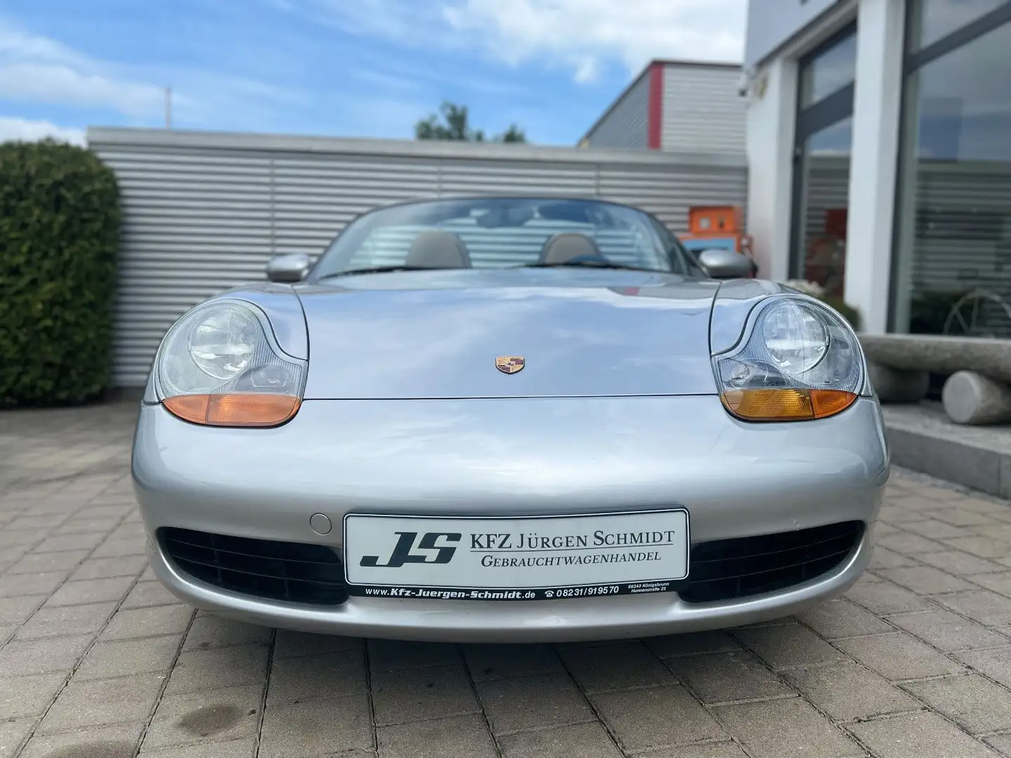 Porsche Boxster 986 2.7 220 PS Scheckheft ATM 37.550 KM Silber - 2