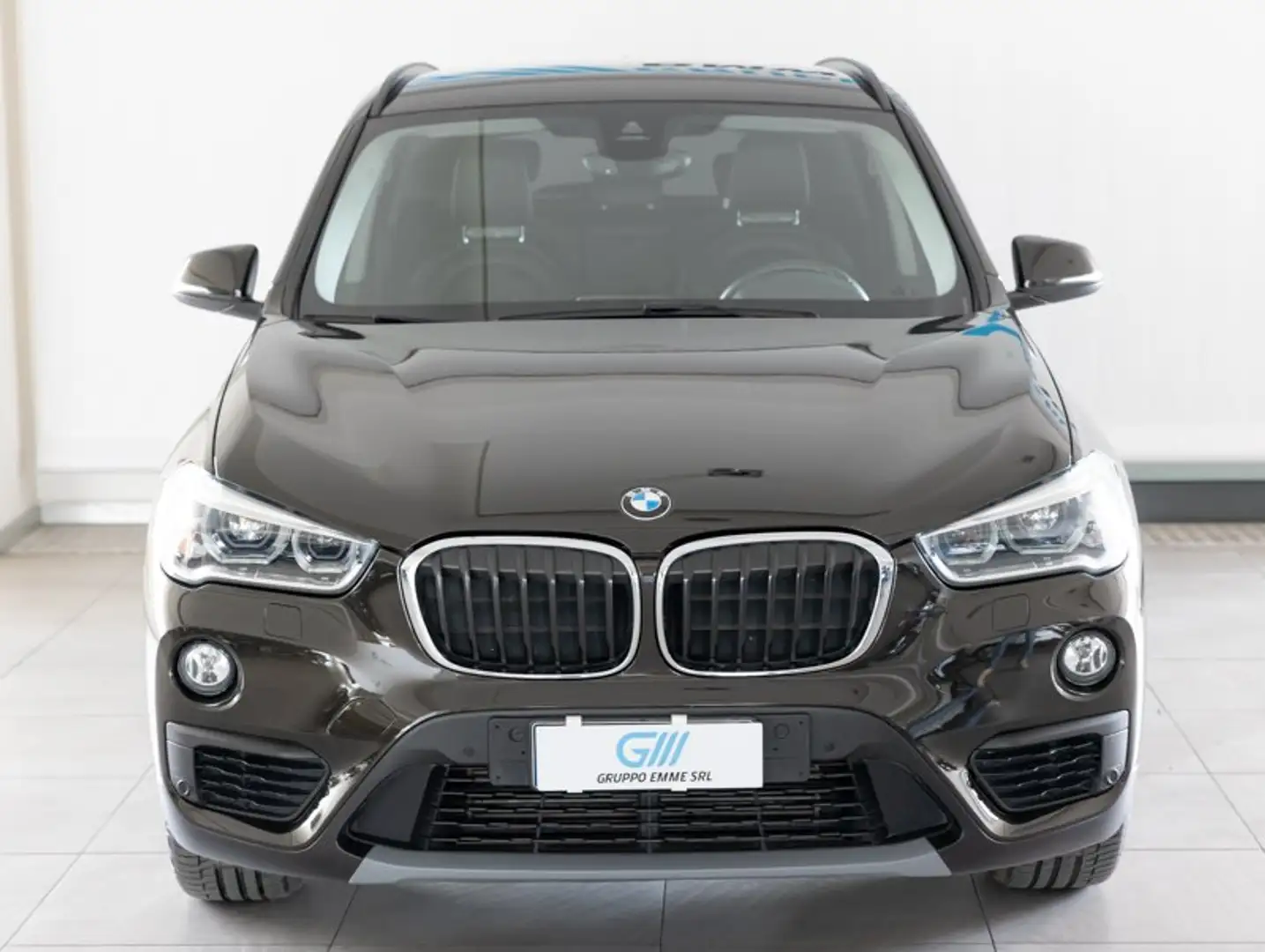 BMW X1 X1 F48 sdrive18d Advantage auto-PELLE Marrone - 2