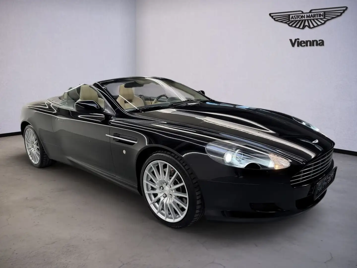 Aston Martin DB9 Volante Touchtronic II | 1Y AM Garantie Negru - 2