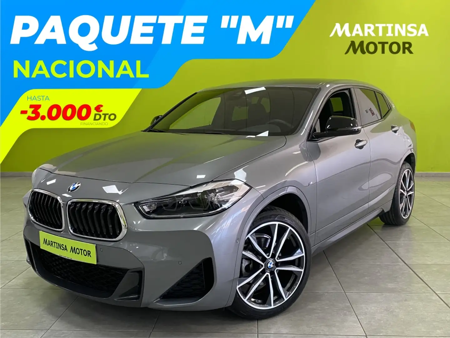 BMW X2 sDrive 16d M Sport Gris - 1