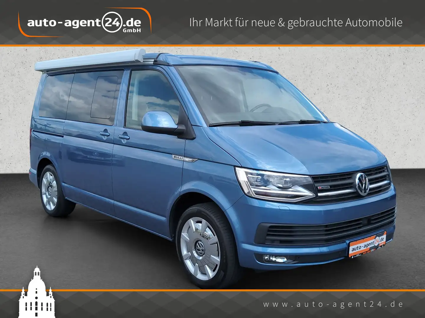 Volkswagen T6 California Beach 2.0 TDI 4M/7-Sitze/ACC/StHzg Albastru - 1