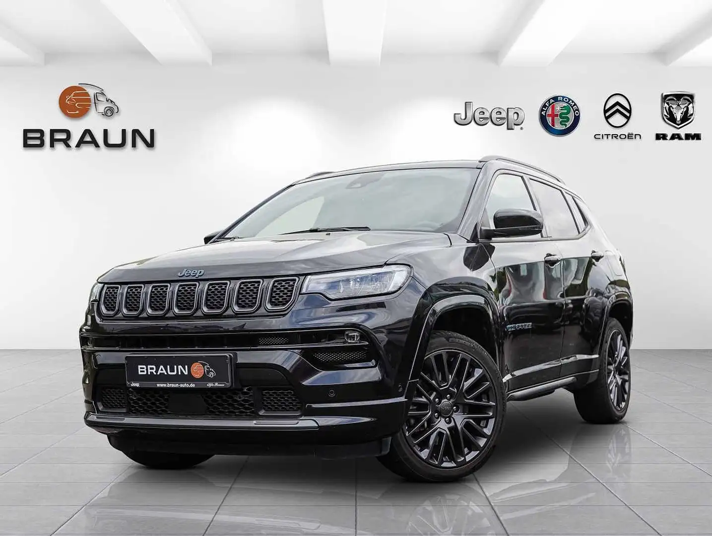 Jeep Compass PHEV 'S' 4Xe Leder-Paket S Schwarz - 1