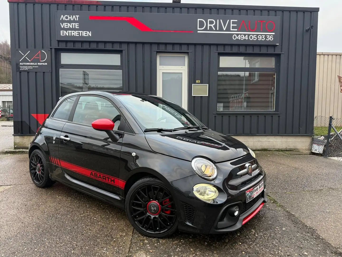 Abarth 595 Turismo 12396 € HTVA / Cuir / Gps / Carplay /Capteurs / Noir - 2