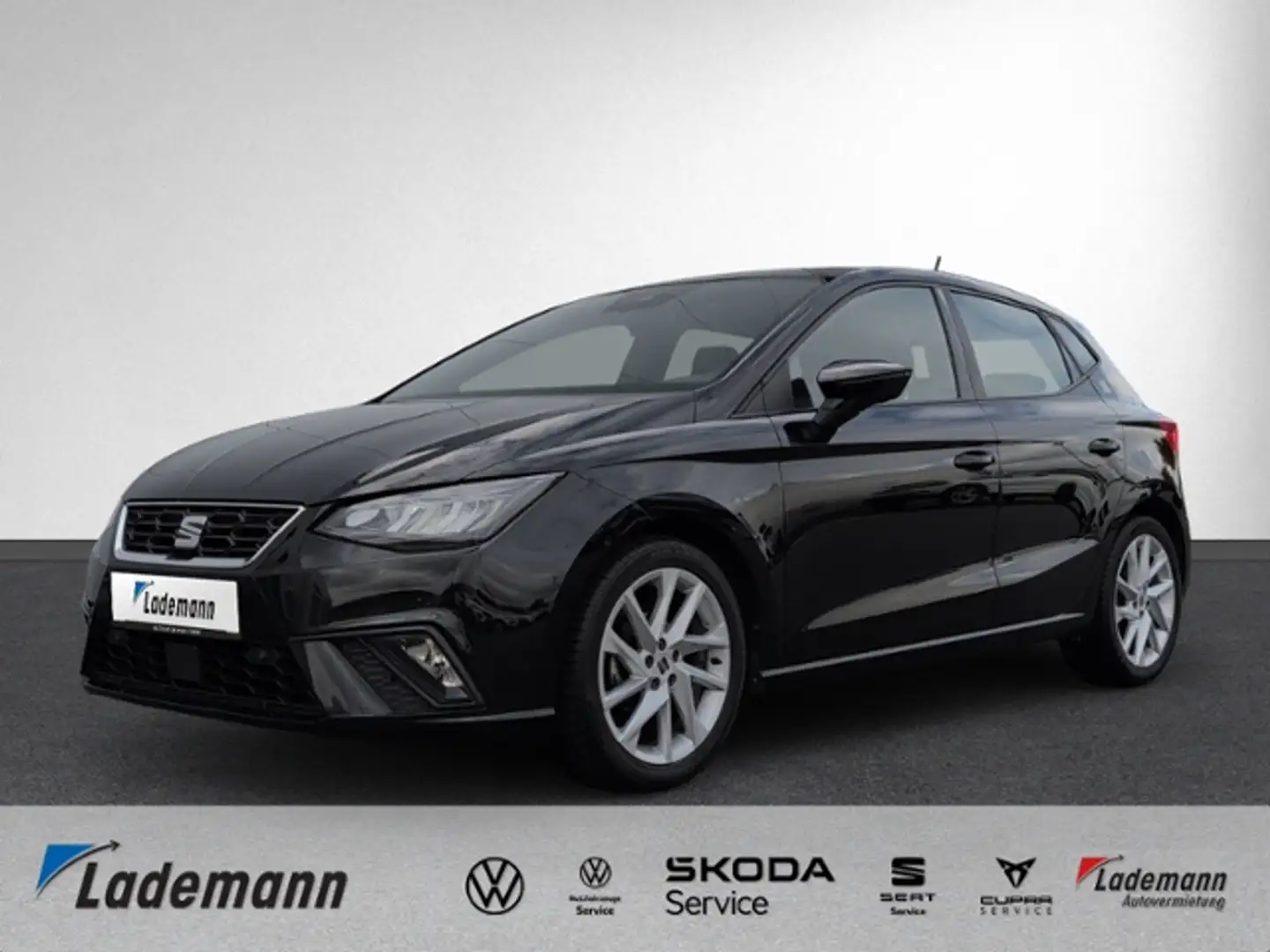 SEAT Ibiza 1.0 TSI FR KAMERA+LED+NAVI+SIHZ+KLIMAAUTO. Schwarz - 1