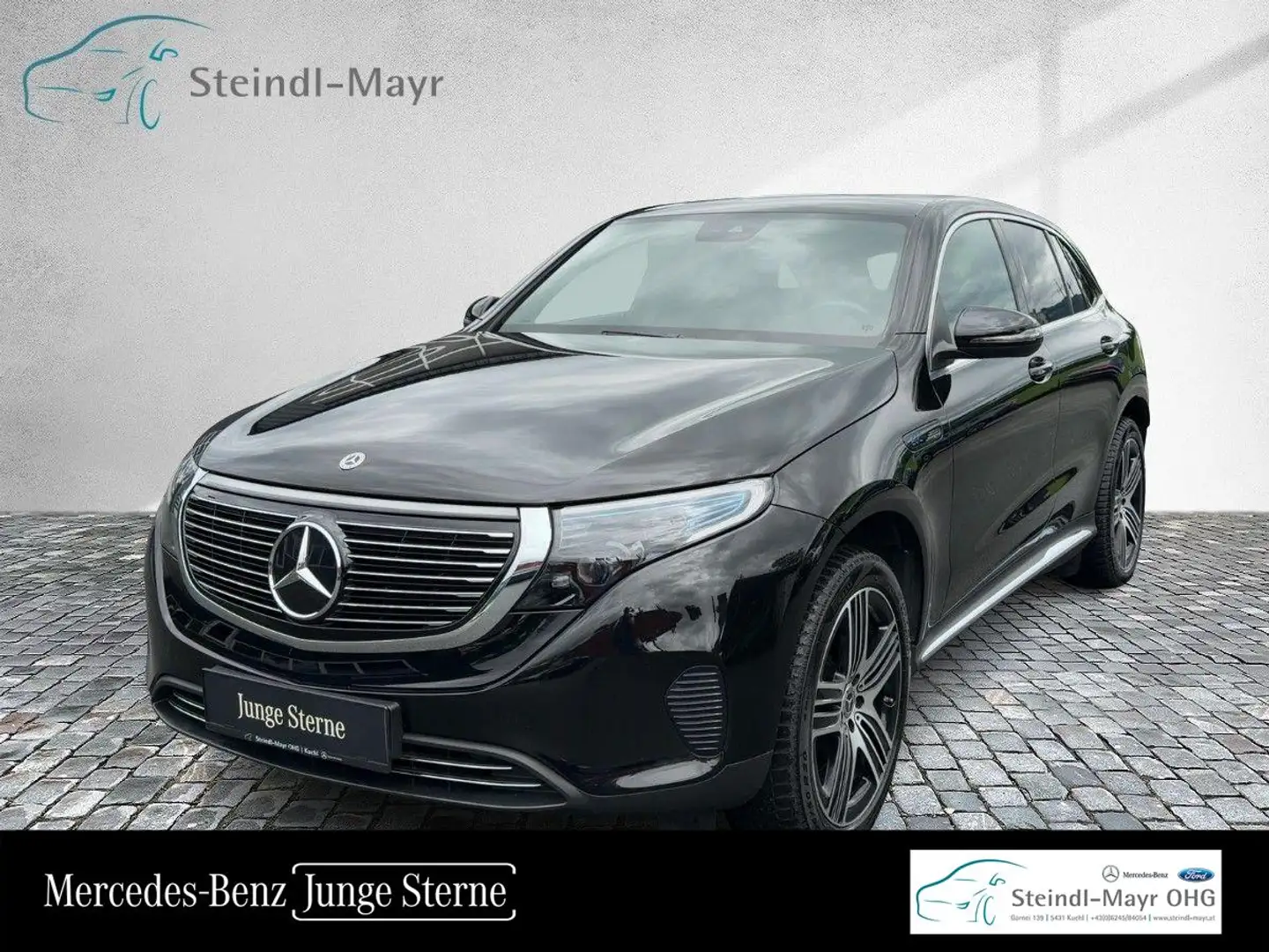Mercedes-Benz EQC 400 4MATIC AMG Line Shz Ambi Mbeam eHeck MBUX Schwarz - 1