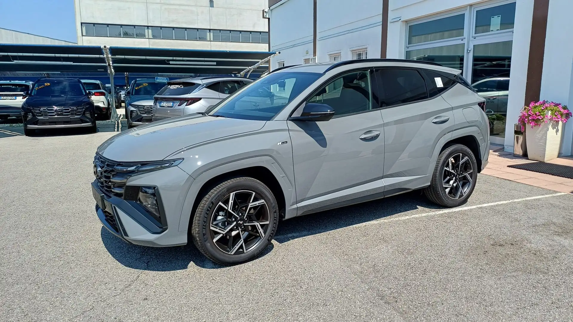 Hyundai TUCSON Tucson 1.6 HEV aut. N Line + DP Gris - 1