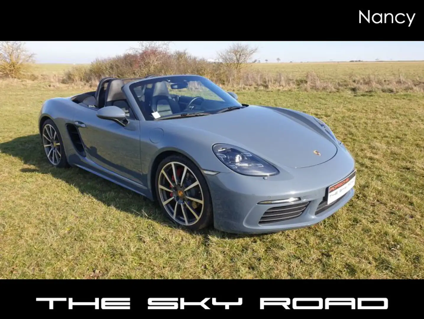 Porsche Boxster 718 Boxster S 2.5L 350ch Grigio - 1