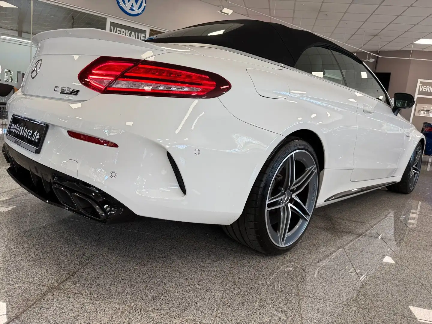 Mercedes-Benz C 63 AMG C63 S AMG V8 BI-TURBO |17tKM|1A/TOP|SERVICE:NEU Blanc - 1