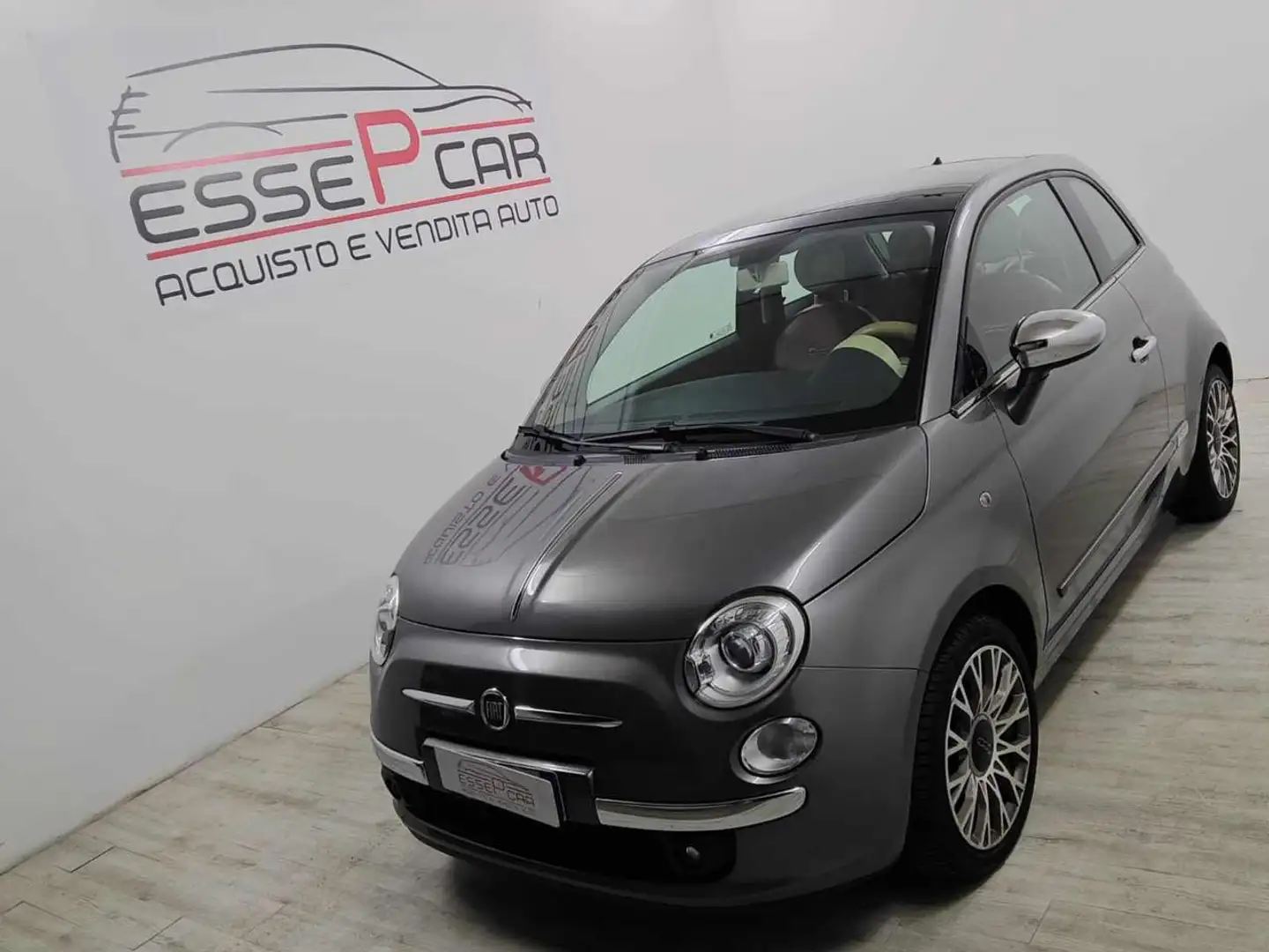Fiat 500 1.2 Lounge 75.000KM Grigio - 1