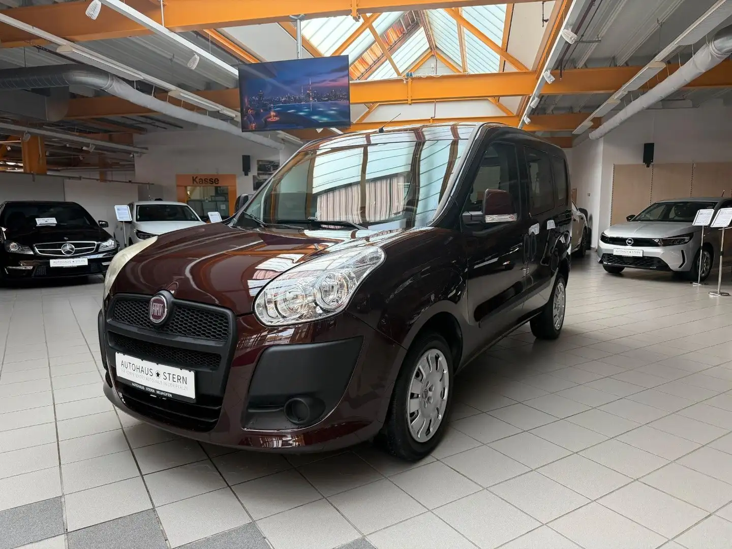 Fiat Doblo Dynamic|2.Hand|AHK|BT|Klima|Isofix Braun - 2