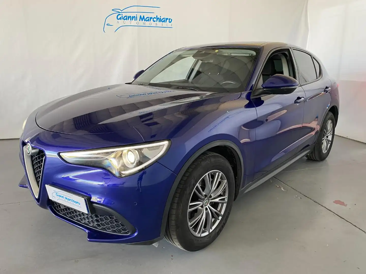 Alfa Romeo Stelvio 2.2 Turbodiesel 160 CV AT8 RWD Sprint Blau - 1