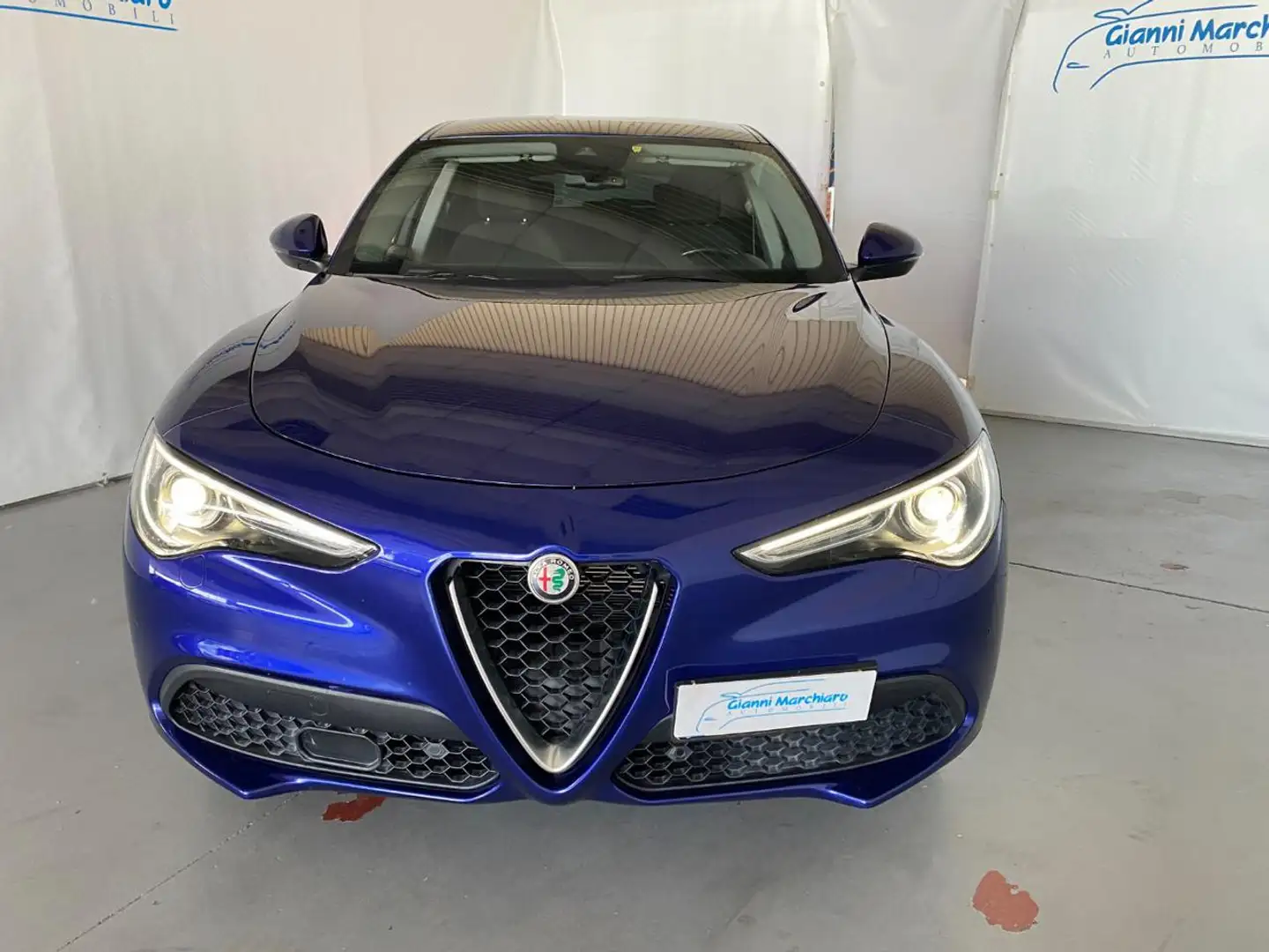 Alfa Romeo Stelvio 2.2 Turbodiesel 160 CV AT8 RWD Sprint Blau - 2