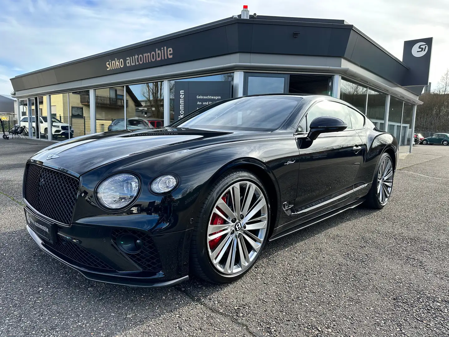 Bentley Continental GT Speed*Keramik/Carbon/Standhzg/Panorama/Naim* Siyah - 1