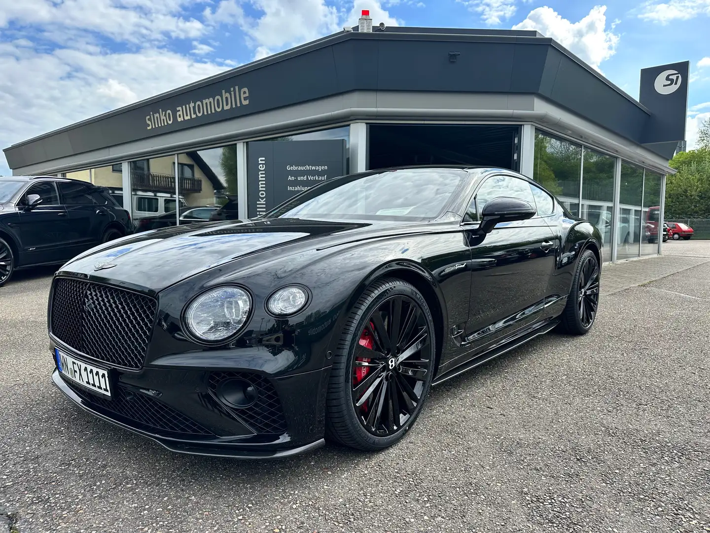 Bentley Continental GT Speed*Keramik/Carbon/Standhzg/Panorama/Naim* Чорний - 1
