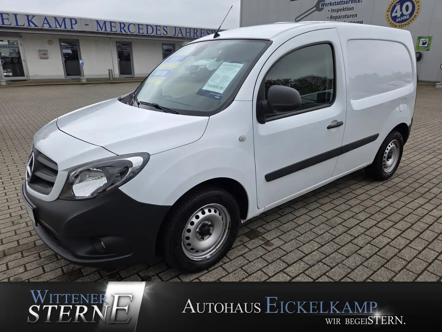 Mercedes-Benz Citan 111 CDI Kasten lang KLIMA AHK KAMERA SHZ FLÜGEL Weiß - 1