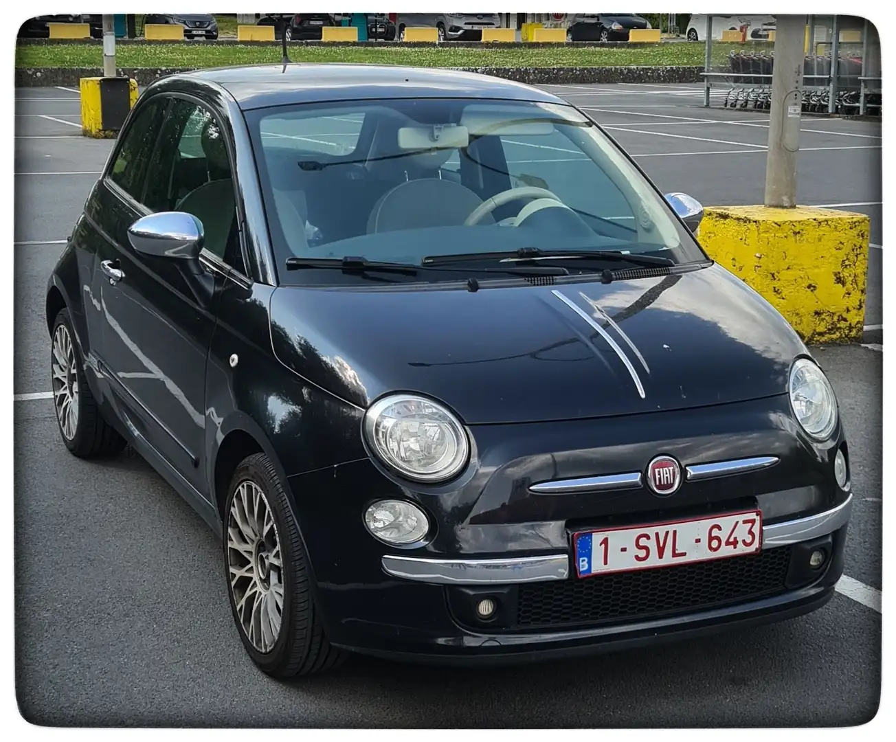 Fiat 500 500 1.2i Zwart - 2