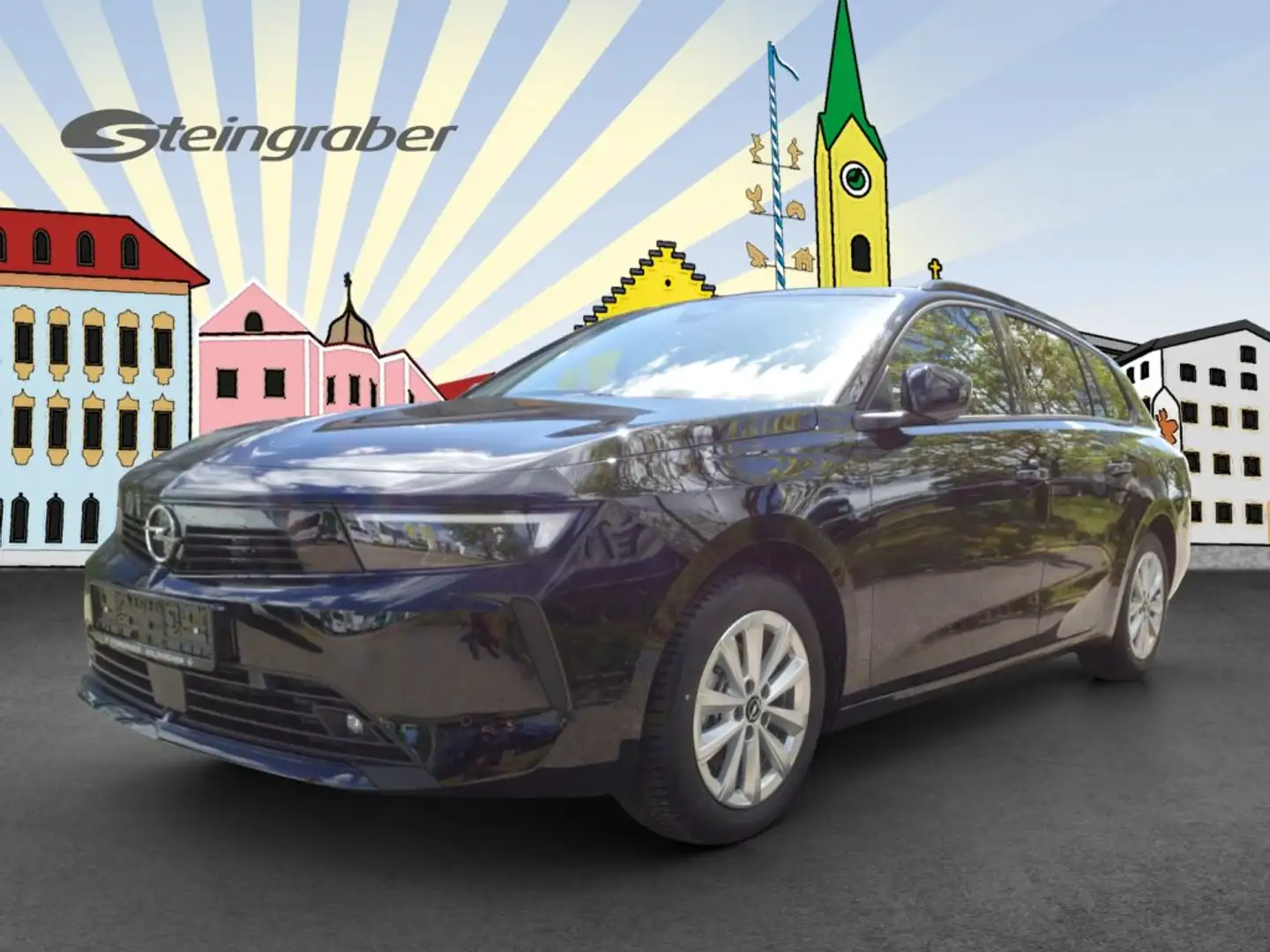 Opel Astra Sports Tourer 1.2 Turbo Enjoy (L) Schwarz - 2