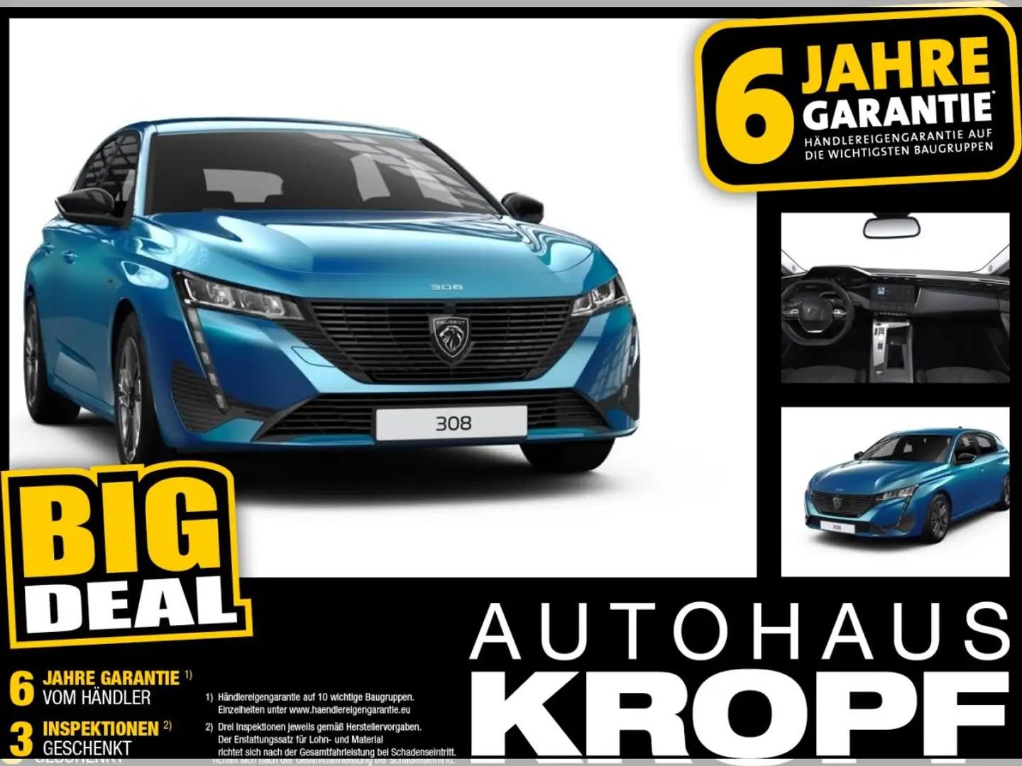 Peugeot 308 Style Limousine 1.5 Diesel Blau - 1