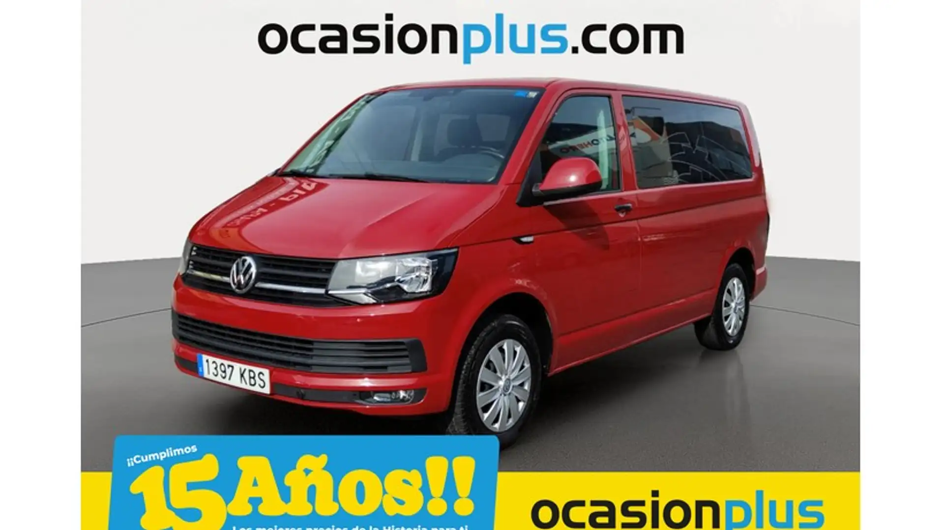 Volkswagen T5 Caravelle 2.0TDI Comfortline Edition Rouge - 1