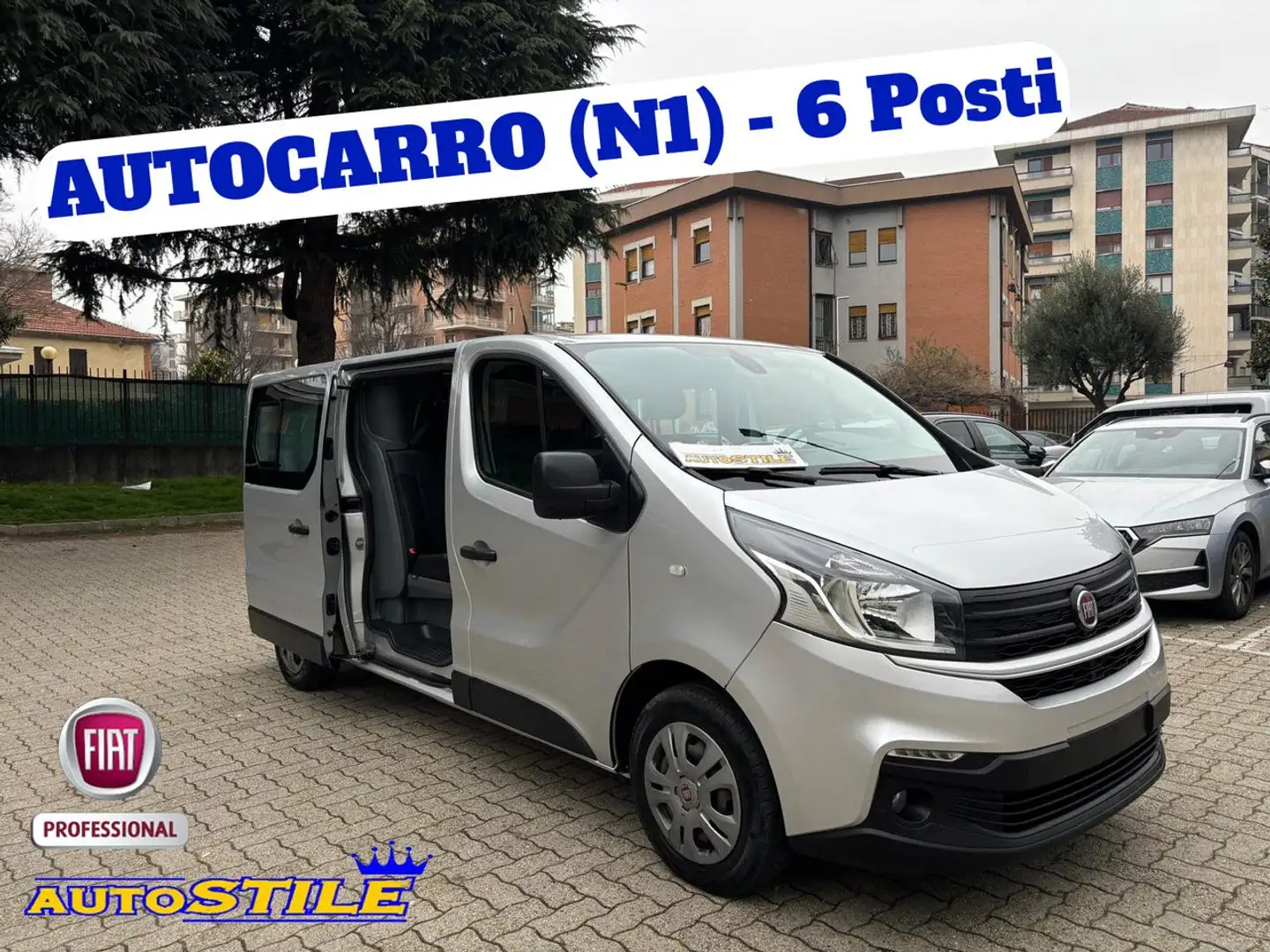 Opel Vivaro Talento 1.6 MJT N1 - AUTOCARRO - 6 POSTI -  NAVI Argento - 1